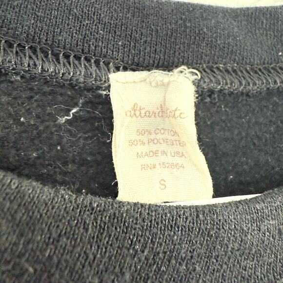 Altard State Graphic Sweatshirt Black Positive Vibes Small Retro Cozy Trendy - Picture 3 of 4